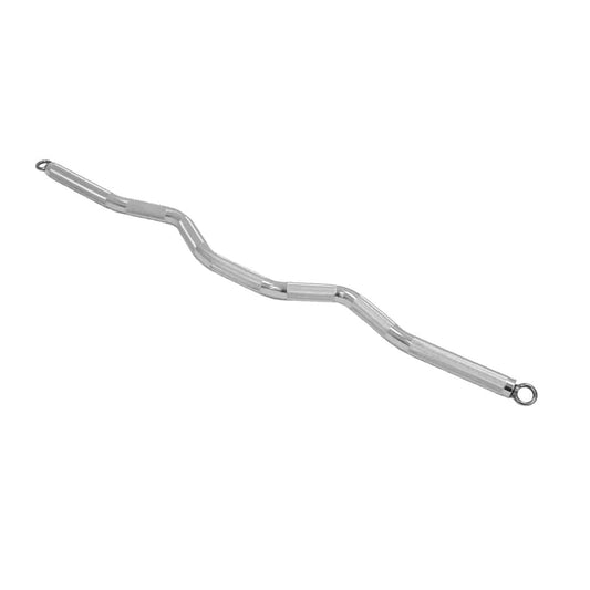 Curved Pulldown Handle for Dual Pulley