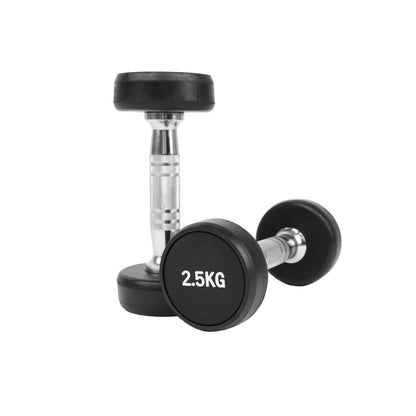 Haltères en caoutchouc 2,5-50 kg – vue 3
