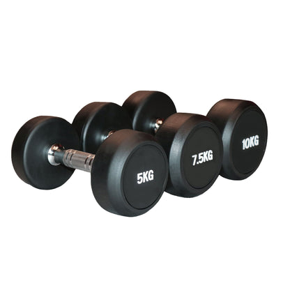 Haltères en caoutchouc 2,5-50 kg