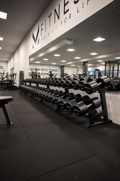 Dumbbell Rack, 10 Pairs, 2.4 m