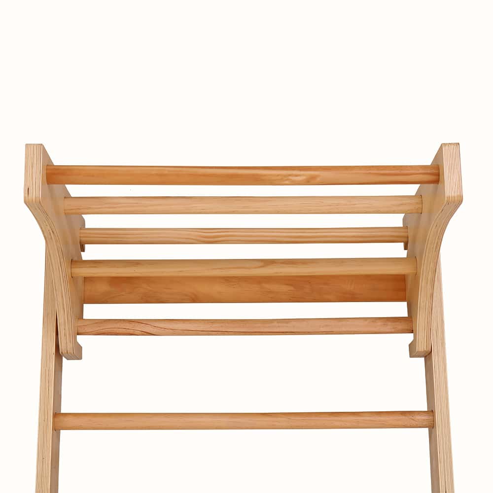 Wooden Wall Bars with Chins Rack