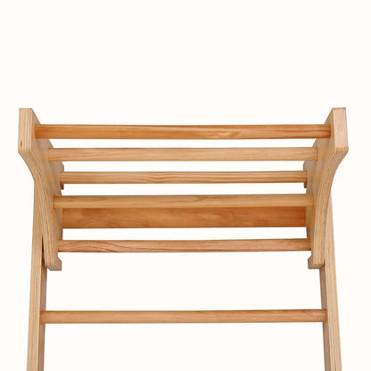 Wooden Wall Bars with Chins Rack