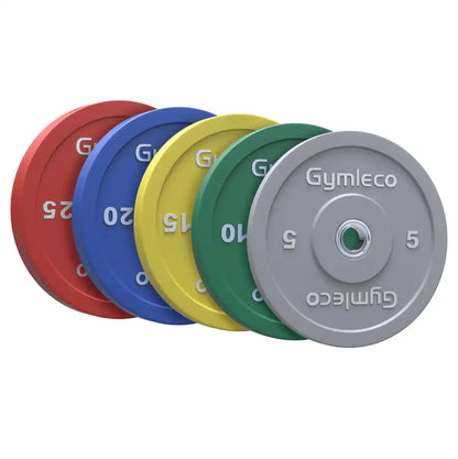 Colored Weight Plates in Rubber
