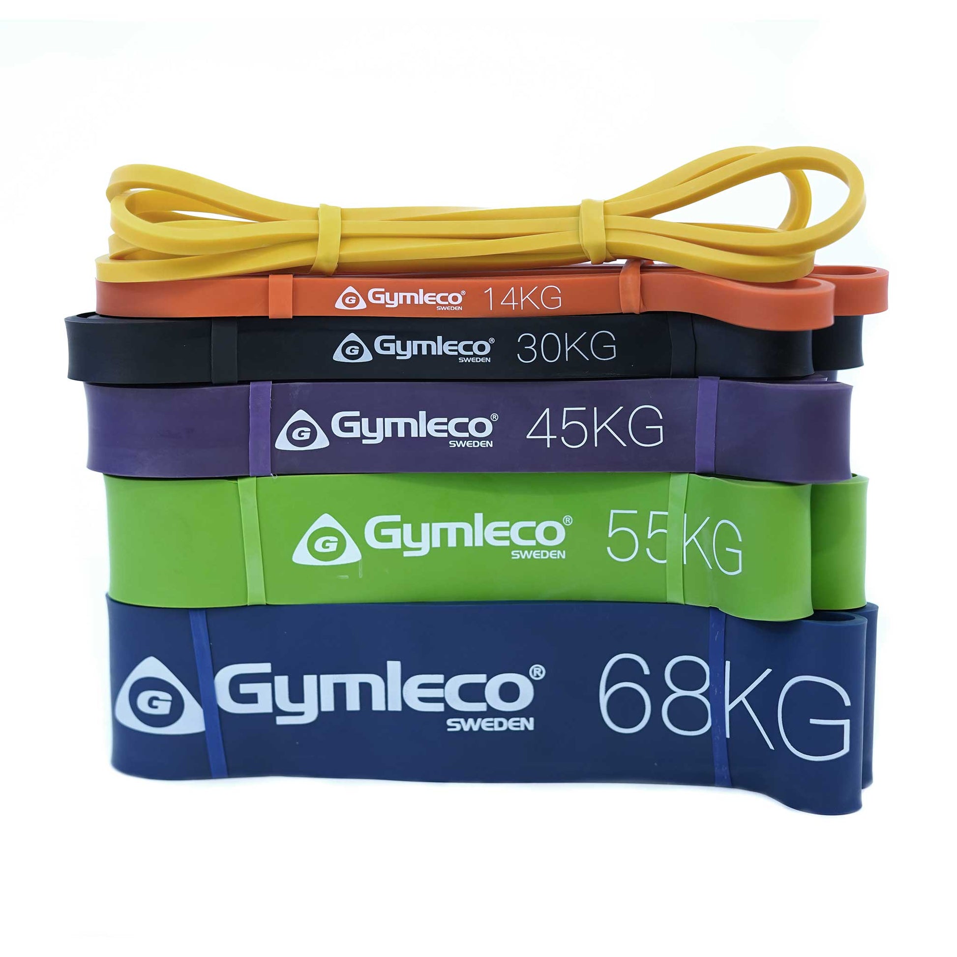 6-pack träningsgummiband - 6 exercise elastic bands