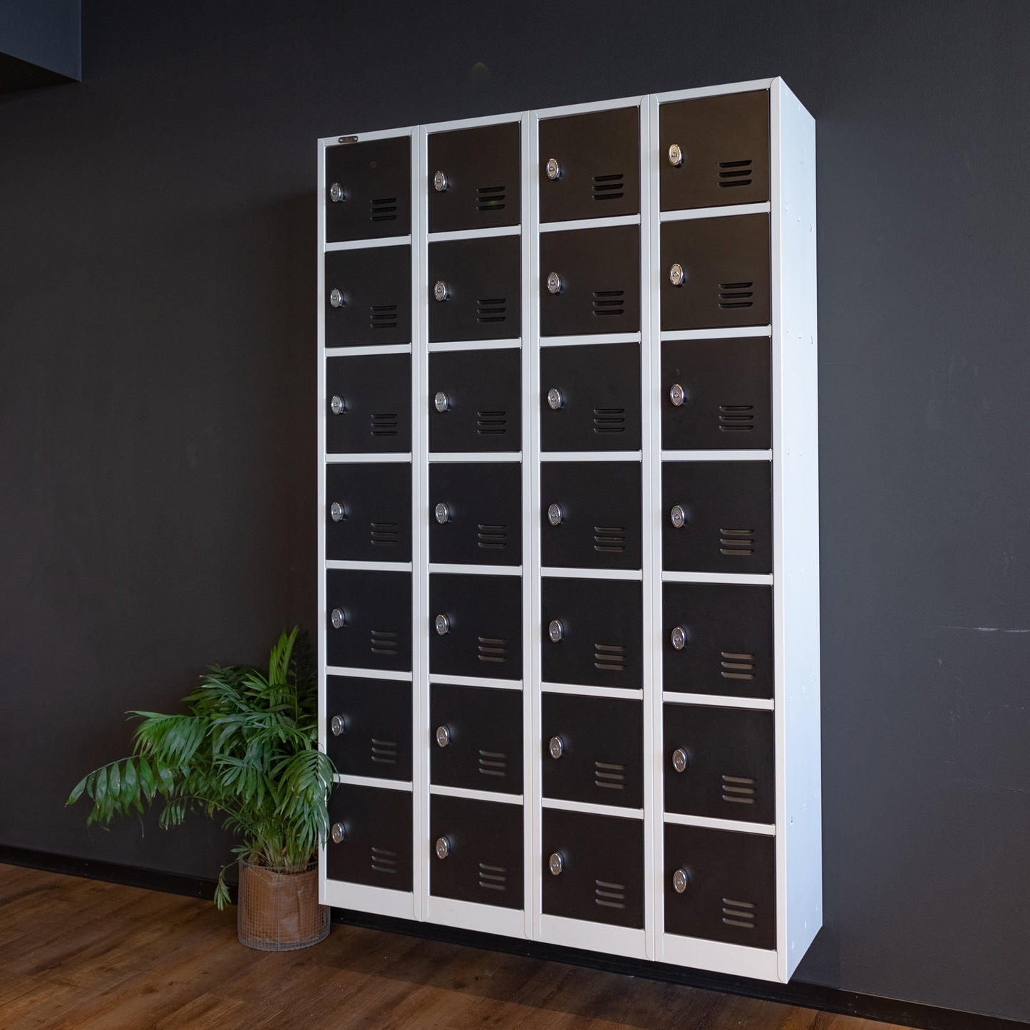 Safety Locker, 28 doors