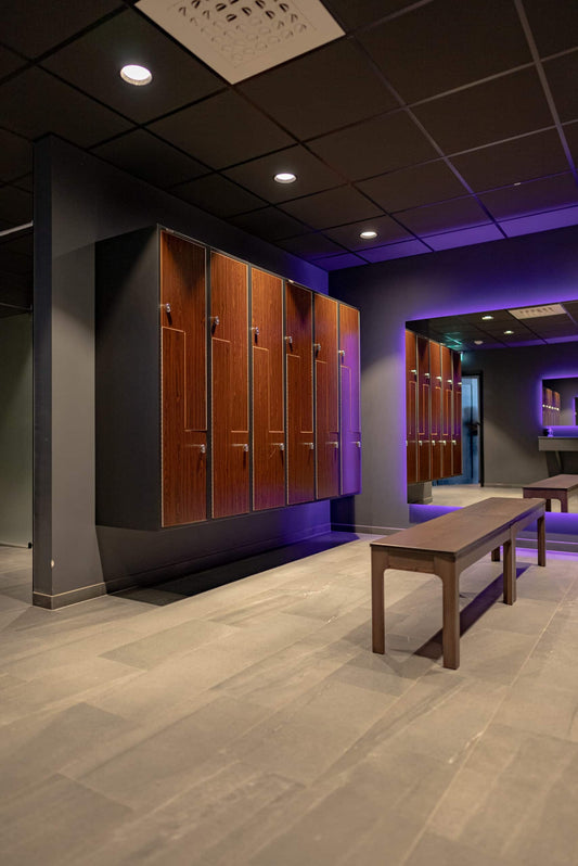 Gym Locker, 2 L-shaped doors