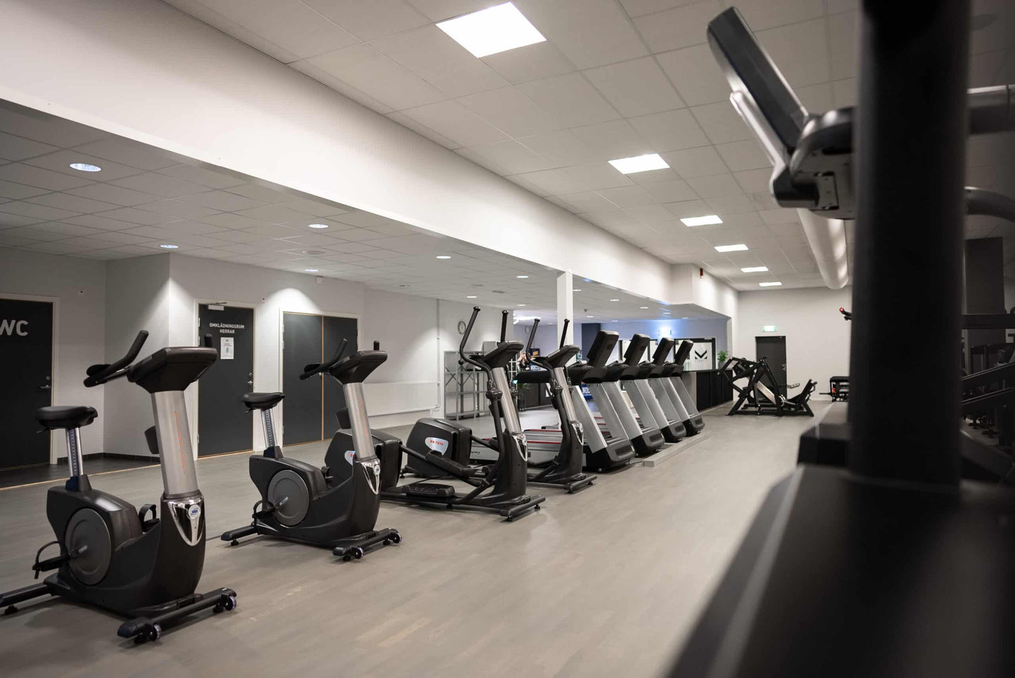 Upright Bike with Big LED Display