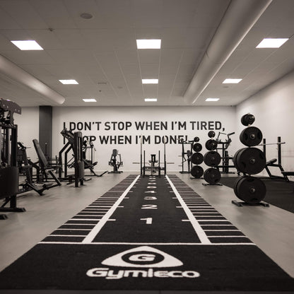 Artificial Gym Grass Track, Black