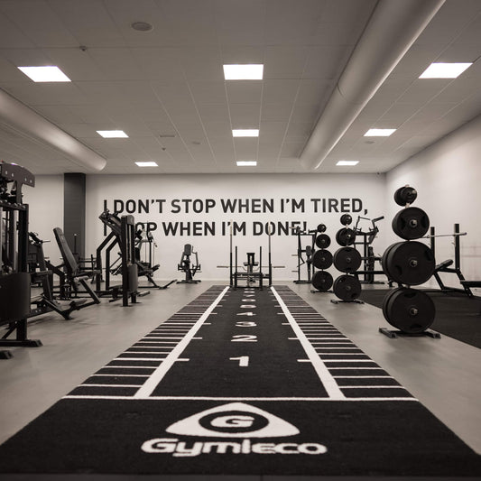 Artificial Gym Grass Track, Black