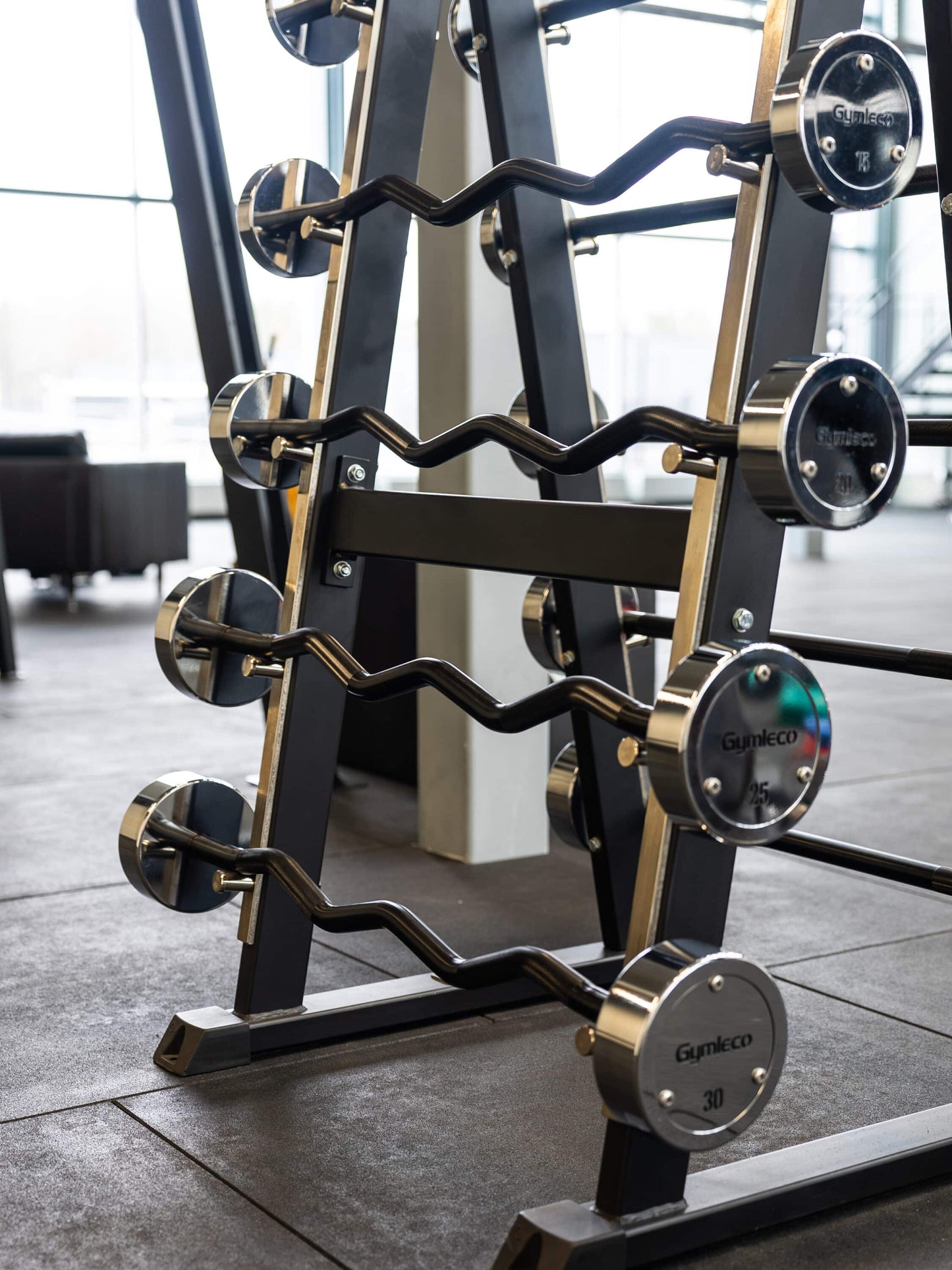 Fixed Barbells in Chrome