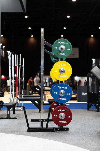 Colored Weight Plates in Rubber