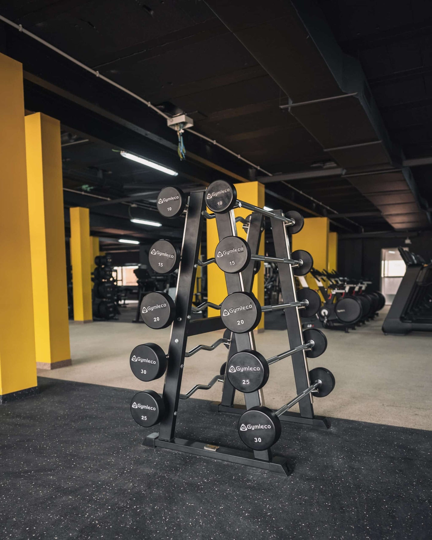 Fixed barbells, PU rubber