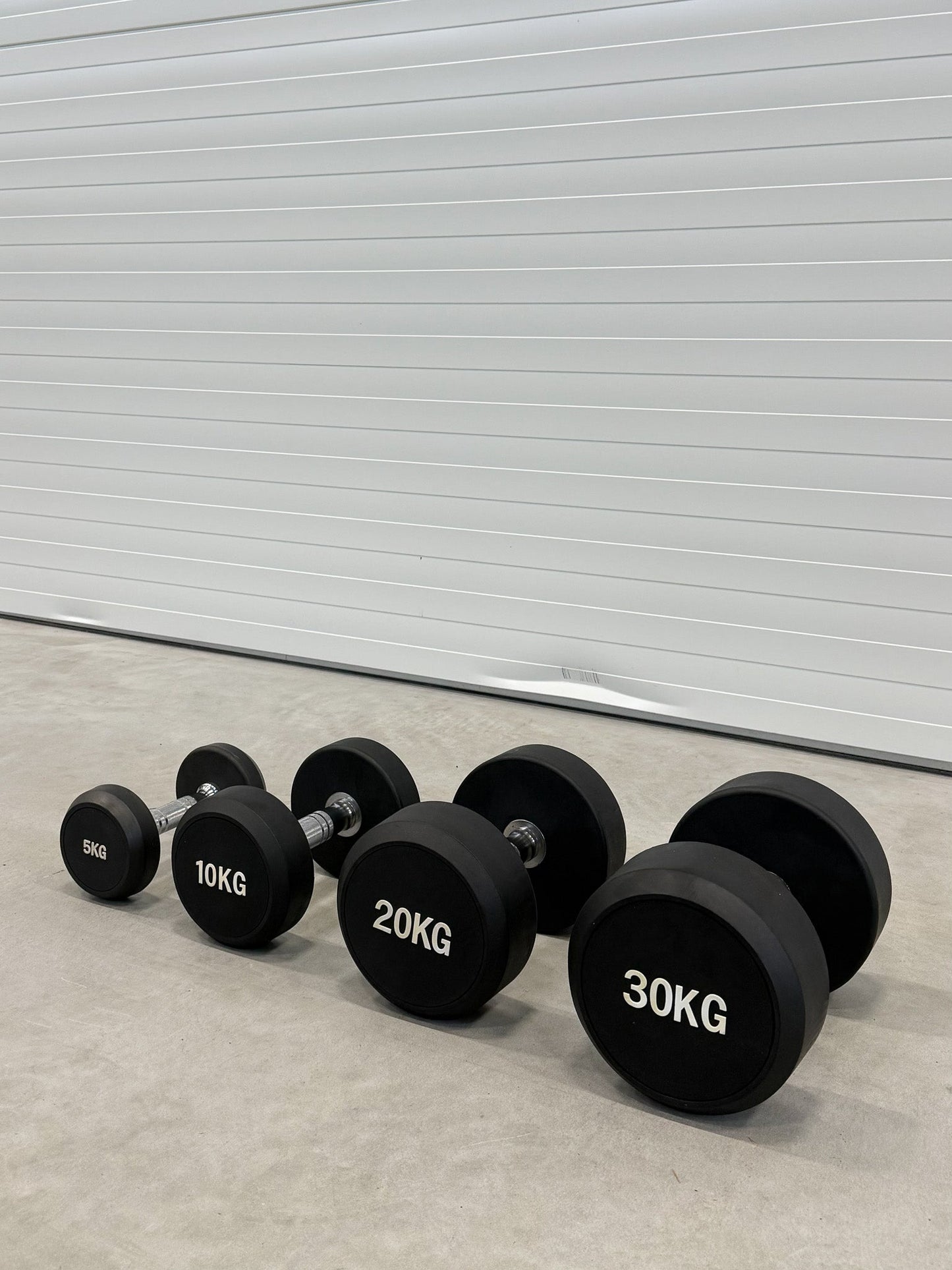 Hantelpaket, 5 par, 40–50 kg, second-hand assortment