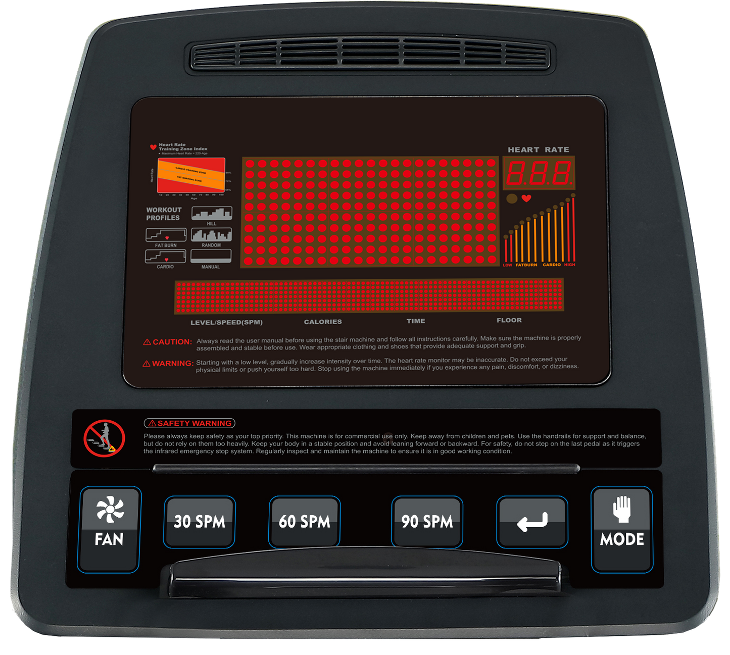 LE22S Stair machine Trappmaskin console