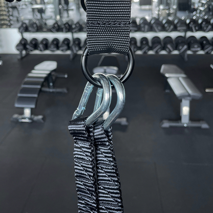 harness for sled ropes with hooks