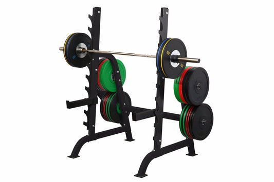 Svart squat-ställning - Squat Rack Black