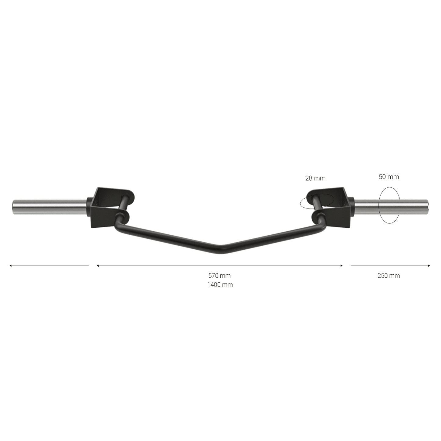408 Open Deadlift Bar