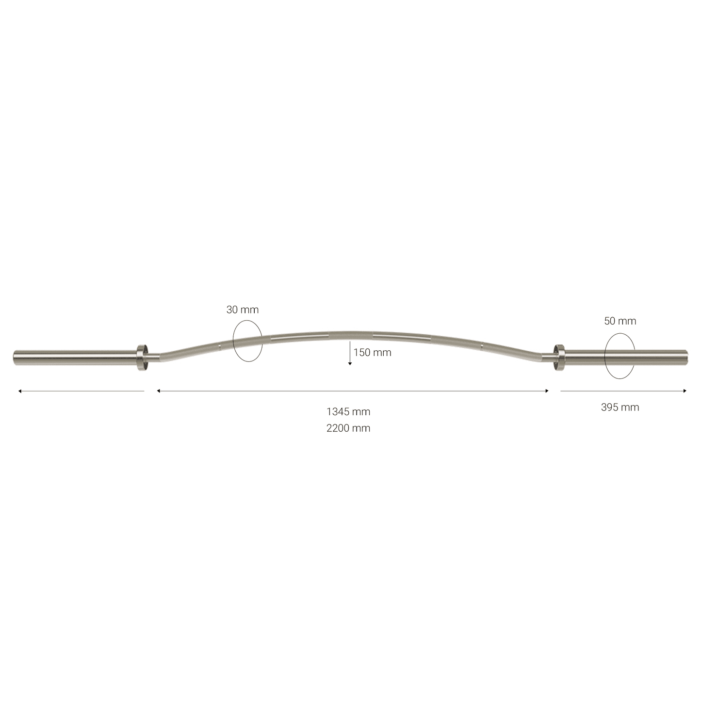 814 Bend Barbell 20 kg