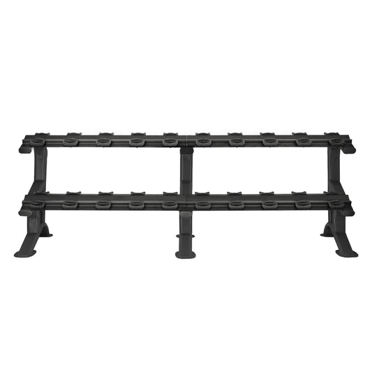 Svart ställ för hantlar - Dumbbells with rack black