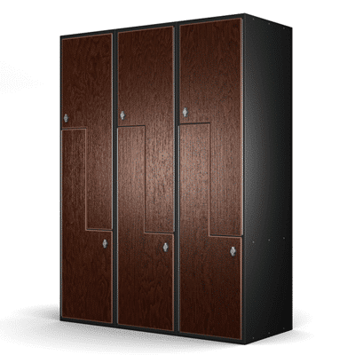 Gym Locker, 6 L-shaped doors